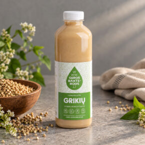 Fermentuotas grikių gėrimo koncentratas 0.75L