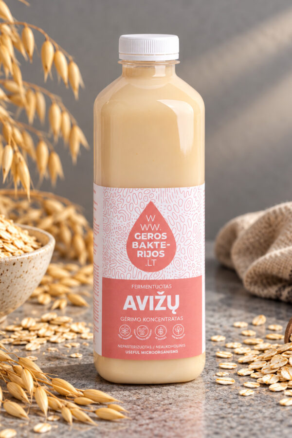 Fermentuotas Avižų gėrimo koncentratas 1L