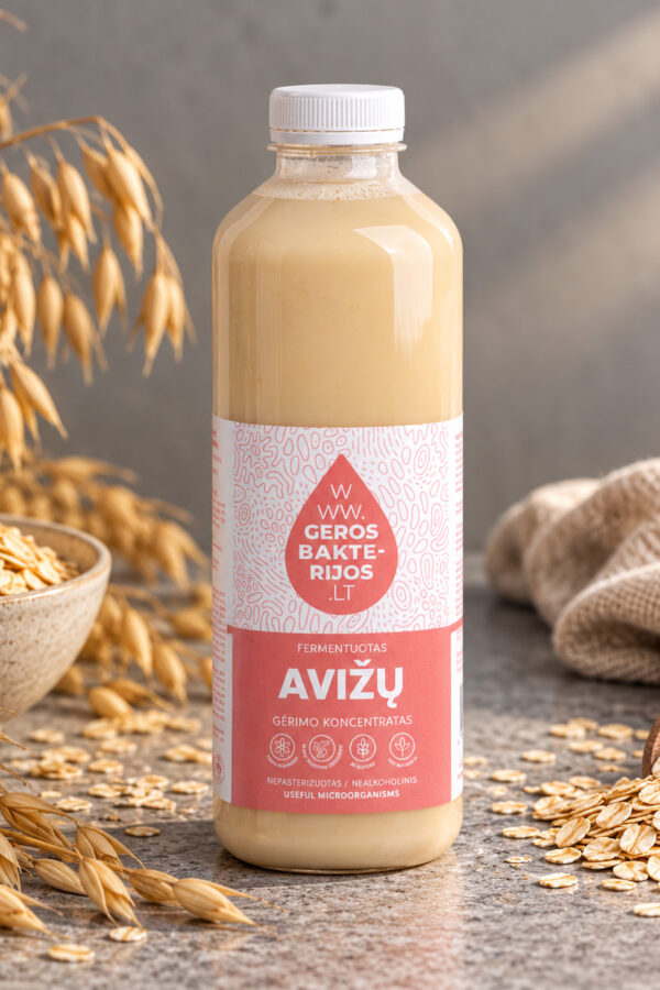 Fermentuotas Avižų gėrimo koncentratas 0,75L