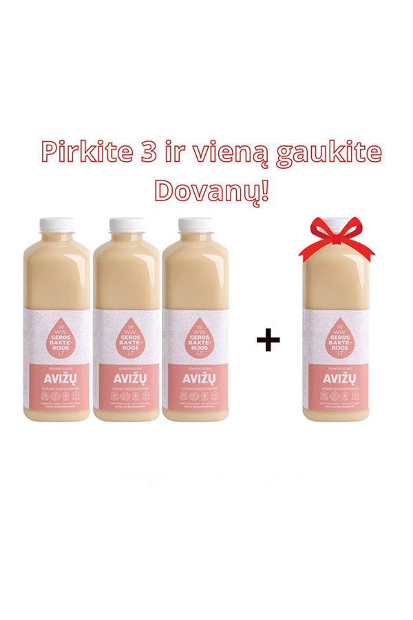 Avižų gėrimų koncentratų rinkinys 3L+1 Dovanų